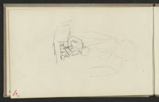 Upper body of a figure
