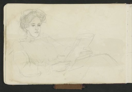 Reading woman