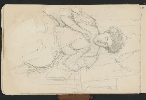 Woman working in a chair