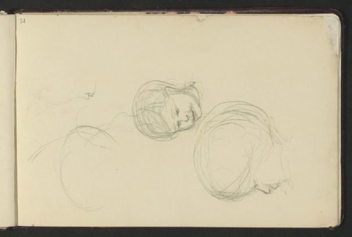Heads of a child