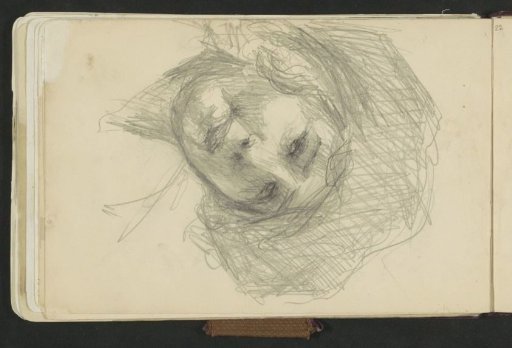 Head of a woman with a hat