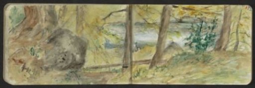 Trees by a waterside in Pontresina