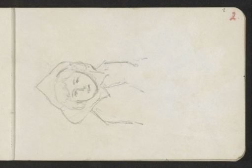 Child in a cloak with a hood