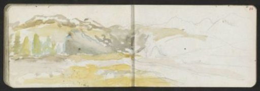 Mountain landscape in Pontresina