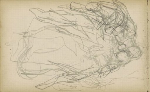 Two figures with faces close together
