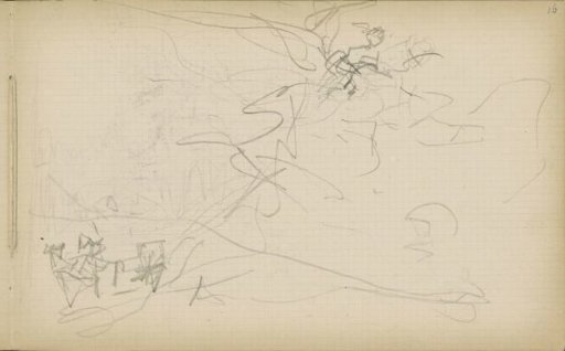Landscape with animals and a figure