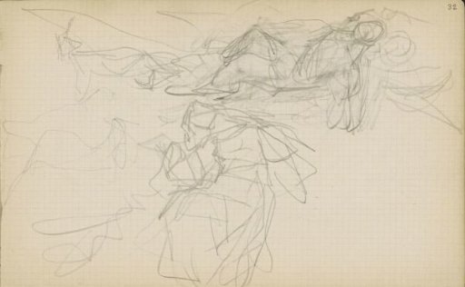 Figures, including a reclining figure
