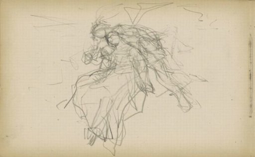 Woman lying against a man's chest