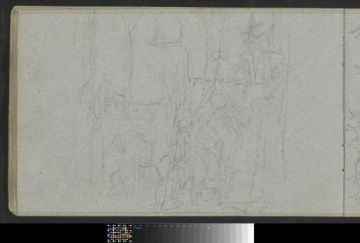 Architectural study, possibly a Gothic church