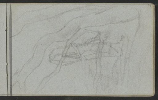 Rowing Boat, Seen Through the Branches of a Tree