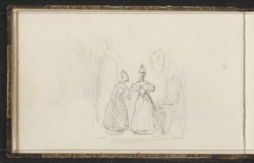 Two Women in an Interior