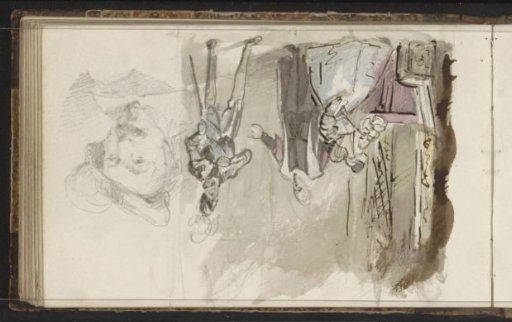 Interior with figures
