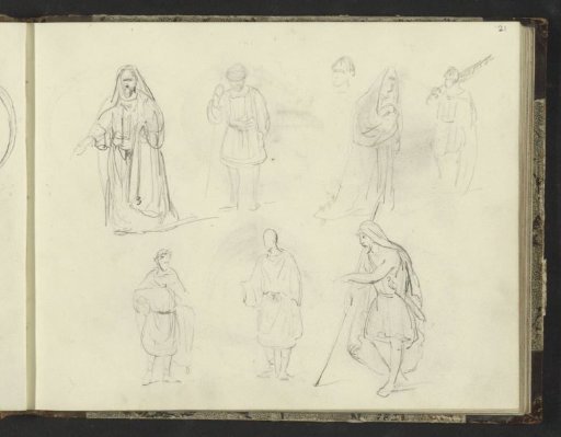 Men in historical and religious costume