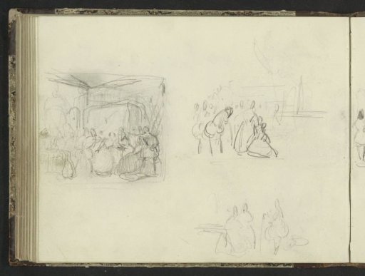 Interior with a group of figures