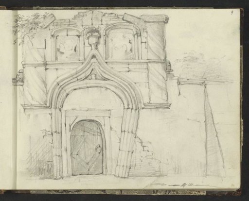 Facade of a gate