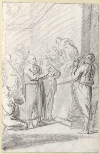 Peter speaks to the people