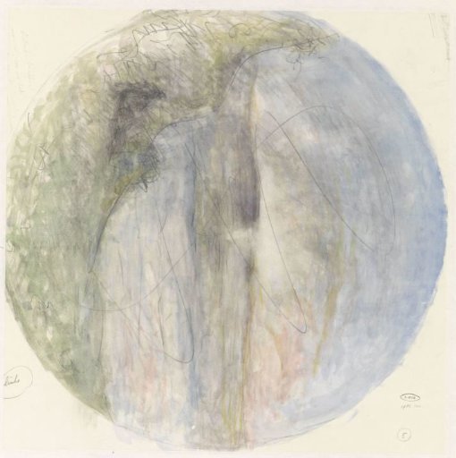 Design for Ceramic Decoration on a Dish with a Landscape