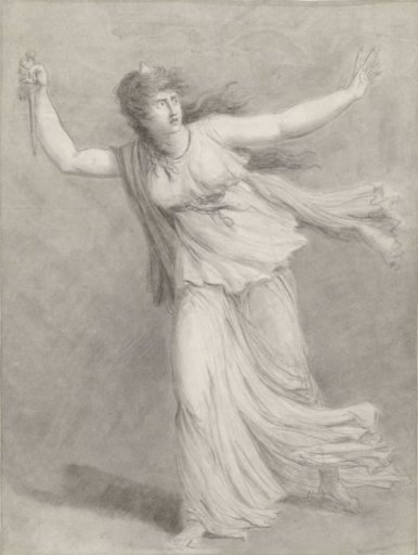 Actress Sarah Siddons in the role of Euphrasia
