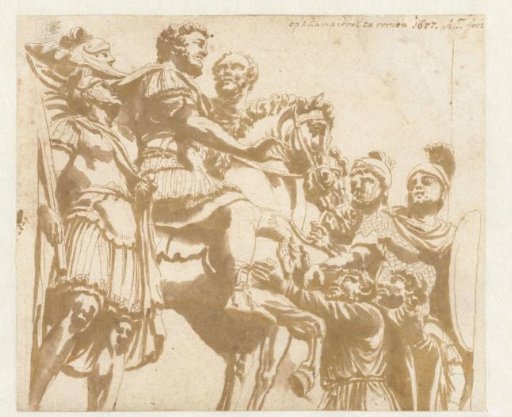 Relief with Marcus Aurelius and the Conquered Barbarians