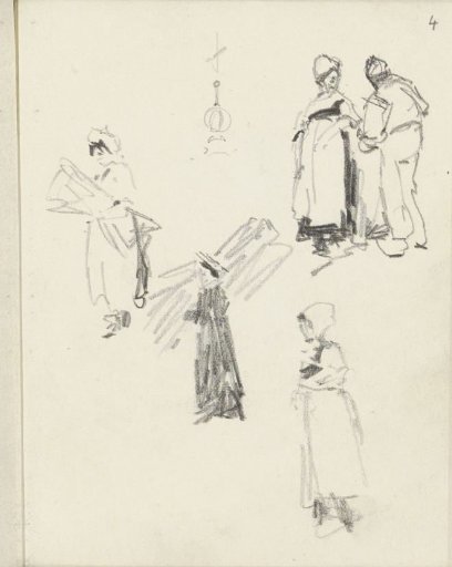 Tower spire and figures