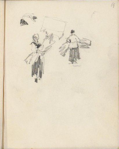 Two Women Carrying Sheaves of Corn