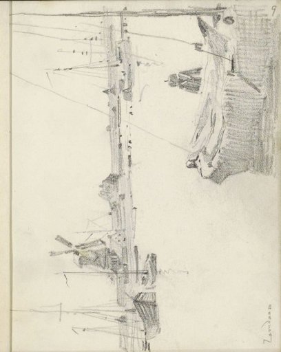 Windmill De Roode Leeuw near Zaandam