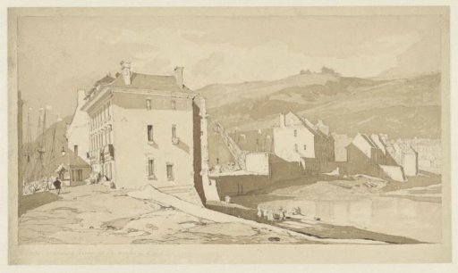 Inner harbour and quay at Fécamp