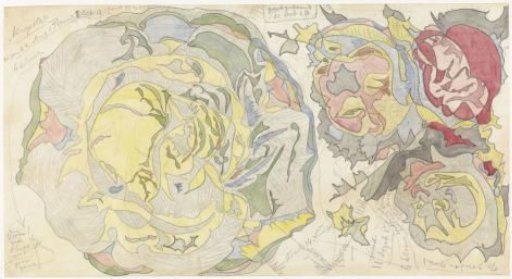 Lettuce and floral motifs