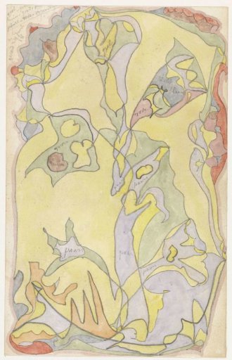 Floral motifs on a yellow ground