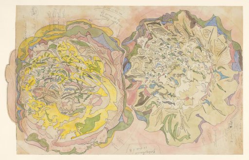 Design for Earthenware Decoration: Cauliflower and Savoy Cabbage