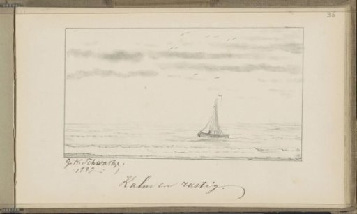 Sailing Boat on a Calm Sea