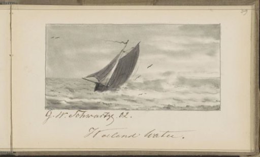 Sailing Ship on Choppy Water