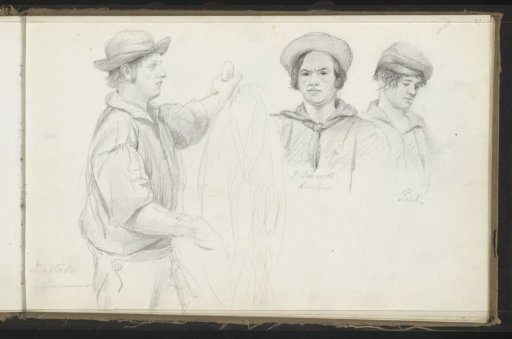Portraits of Three Sailors