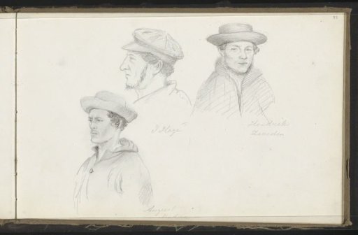 Portraits of Three Sailors