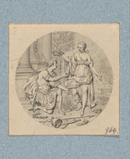 Coronation of a military officer (in a box with 43 drawings)