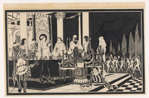 Pope Alexander VI at a Richly Set Table