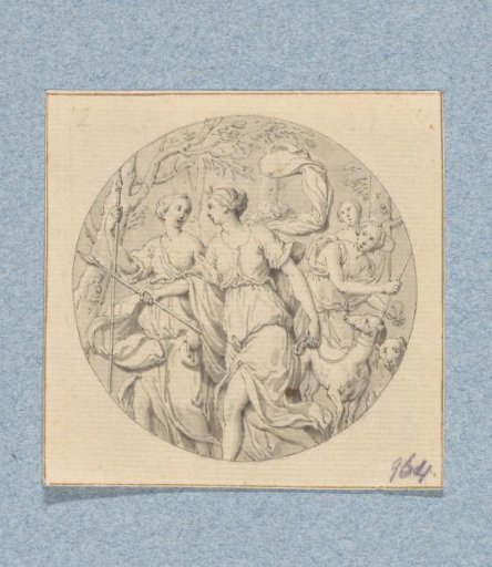 The Hunt of Diana (in a box with 43 drawings)