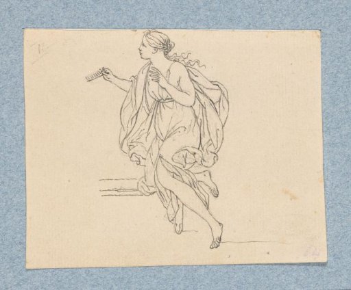 Kneeling Woman with a Comb (in a box with 43 drawings)
