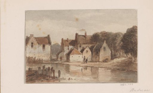 Houses along a canal