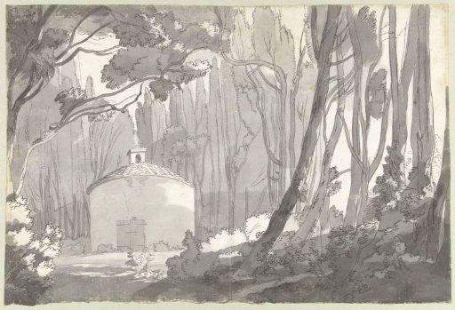 In the park of the Villa Mondragone in Frascati
