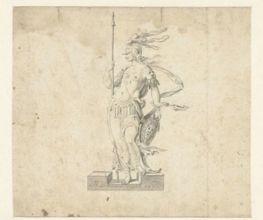 Standing Minerva