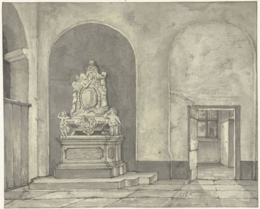 Monument to Balth. Fredericus von Stosch in the Janskerk in Utrecht