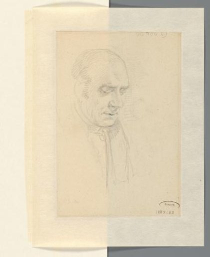 Study of the head of a man