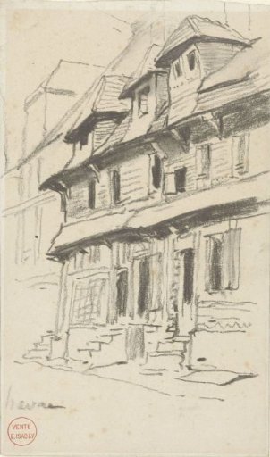 Old houses at Le Havre