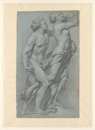 Plaster study of Atalanta and Hippomenes