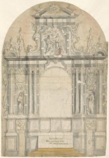Model of an altar