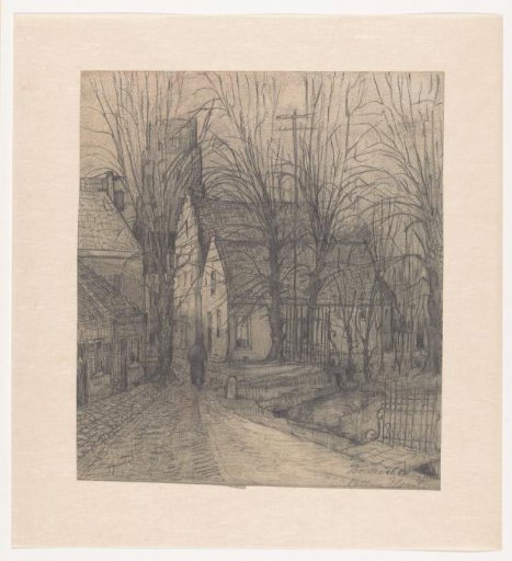 View of an Old Street in Dordrecht