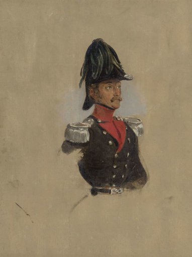 Portrait study of Captain J.J.P. van Munnick