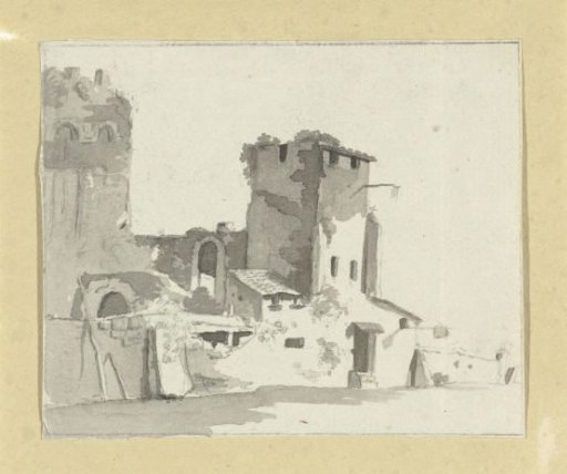 Ruined buildings