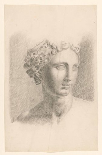 Academy Study after Plaster of an Antique Bust of a Woman